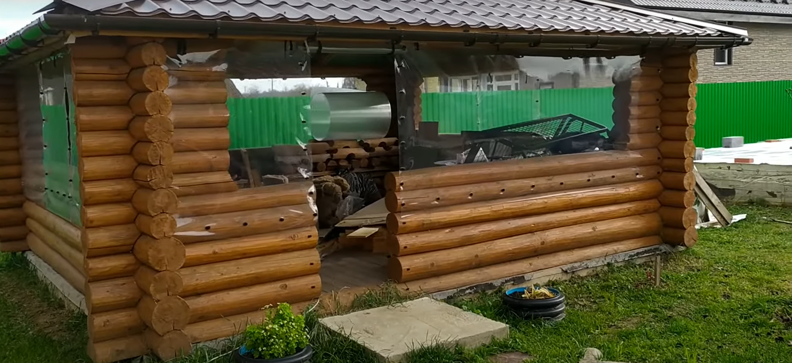 Остекление веранды мягкими окнами